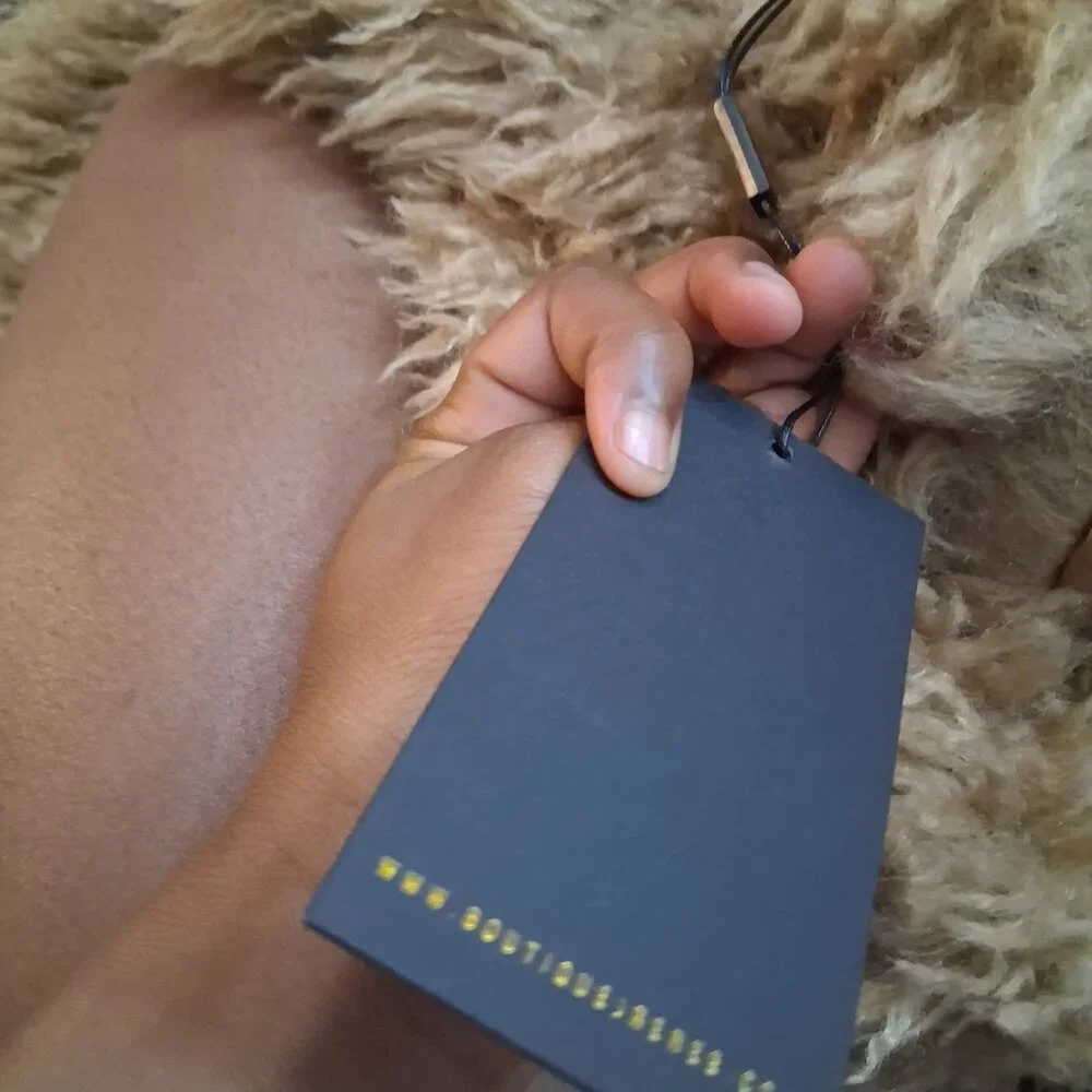 Boutique J. Renee Shaggy Tan Faux Fur Long Coat - Picture 5 of 14